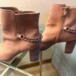 Adrienne Vittadini Leather Sally Bootie